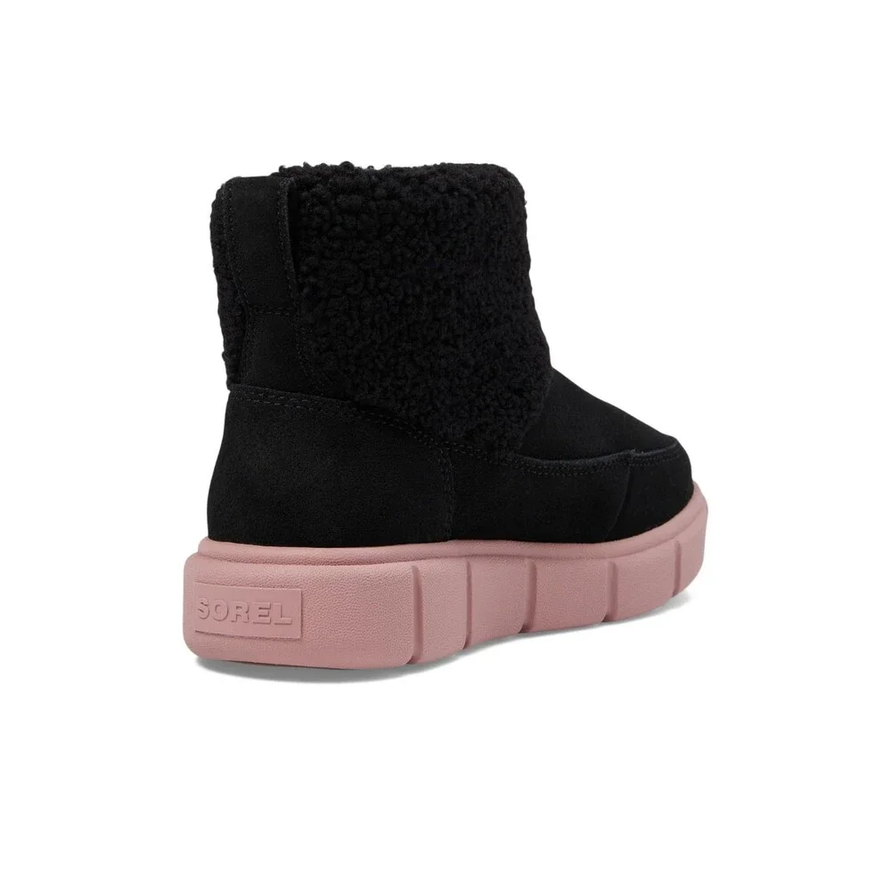 Sorel Explorer III 2088541010 Kids US 7 M Black Suede Ankle Boots ZOGG3776